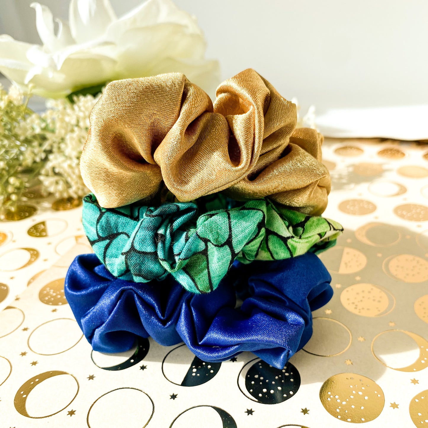 Hair Scrunchies | Cotton | Satin | Handmade