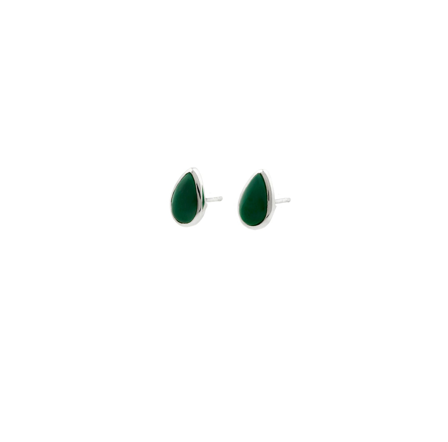 Emerald Pear Cut Earrings