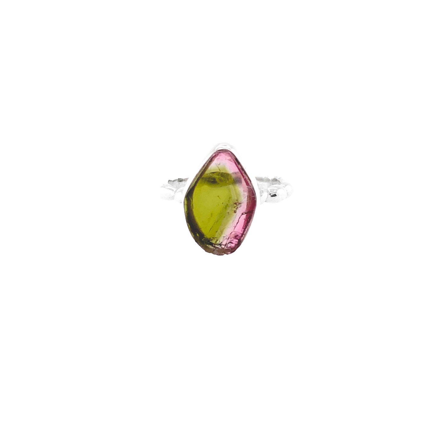 Watermelon Tourmaline Ring