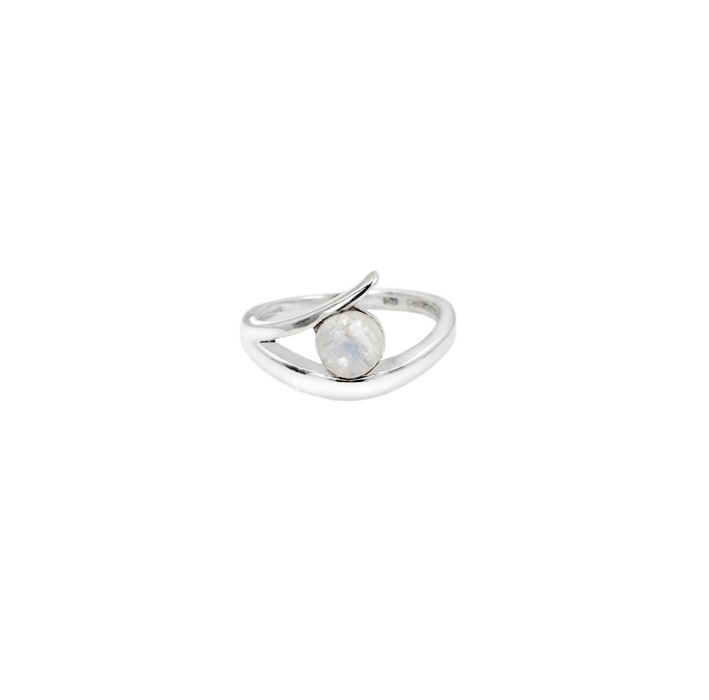 Moonstone Sterling Silver Ring - Twisted Earth Artistry