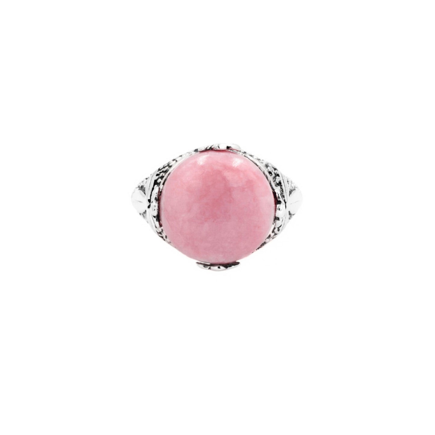 Peruvian Pink Opal Sterling Silver Ring