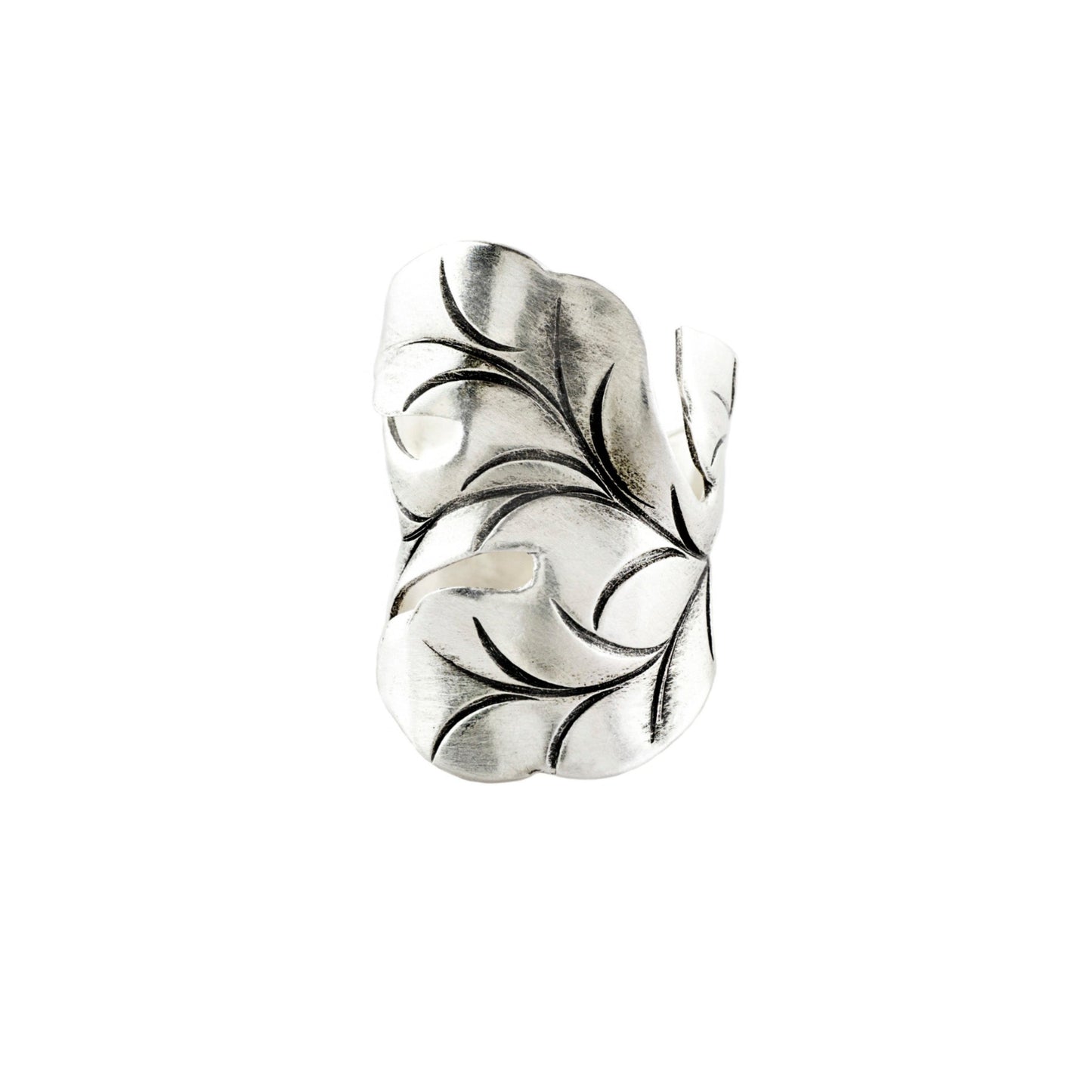 Oak Leaf Sterling Silver Ring
