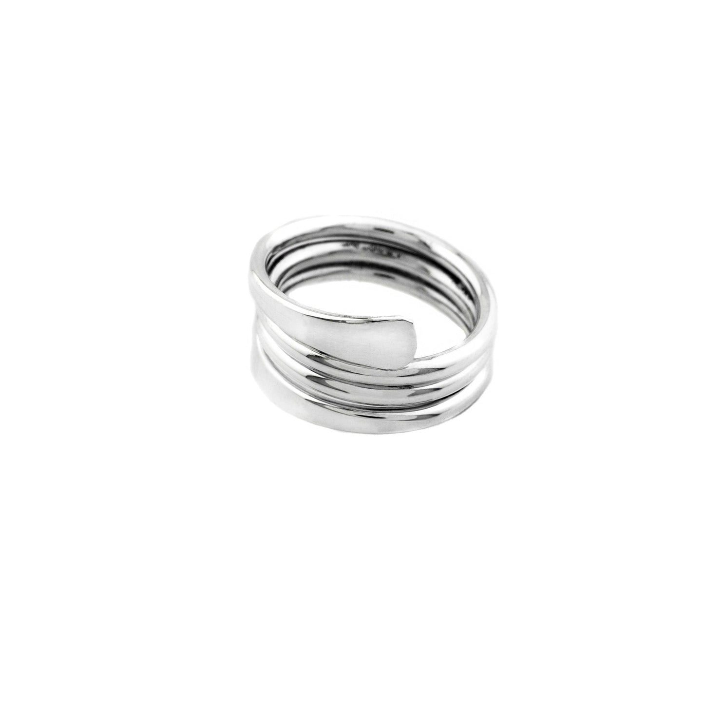 Sterling Silver Stacked Ring