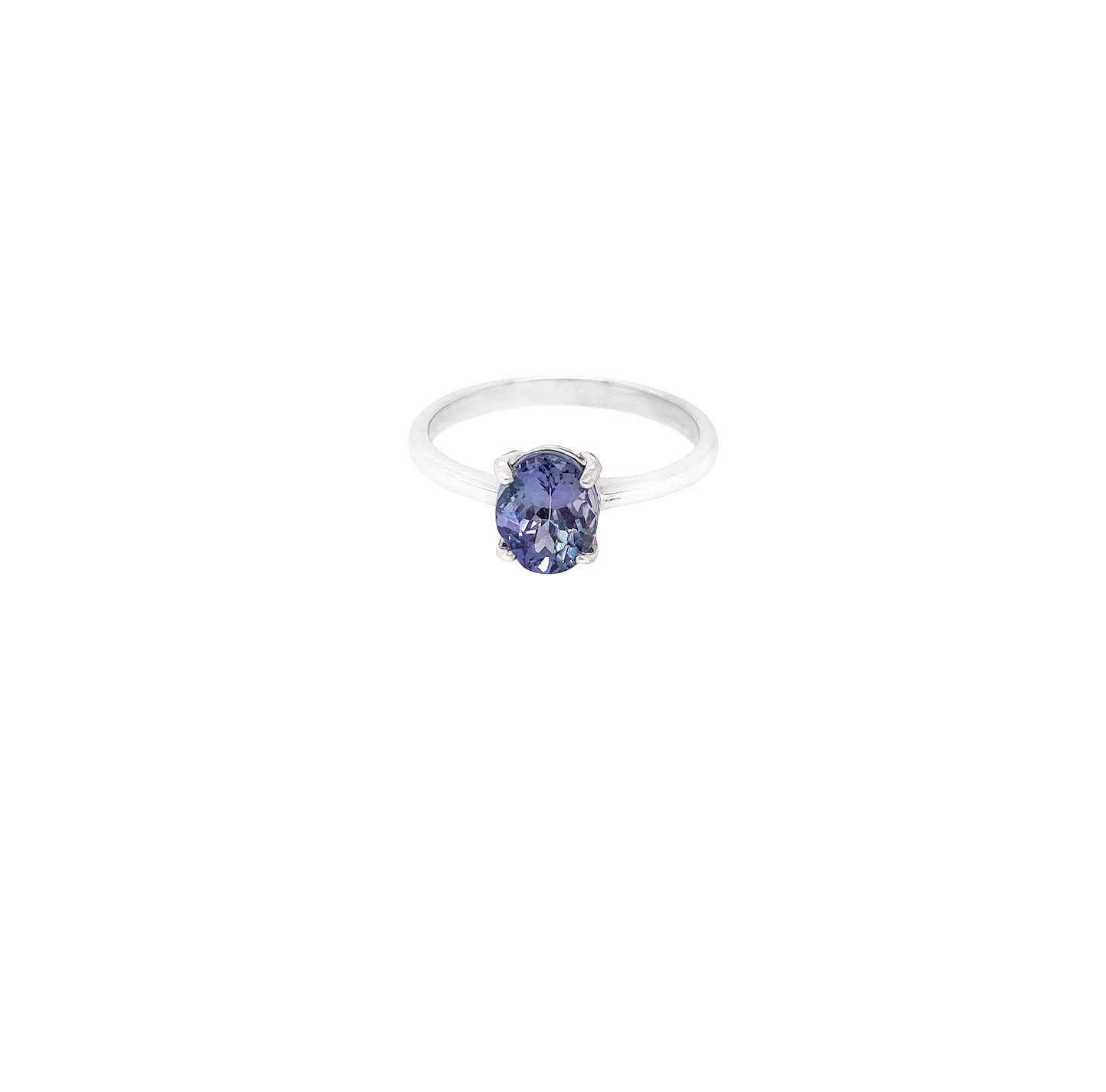 Tanzanite - Sterling Silver Ring - Twisted Earth Artistry