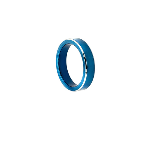 3mm Blue Tungsten Ring