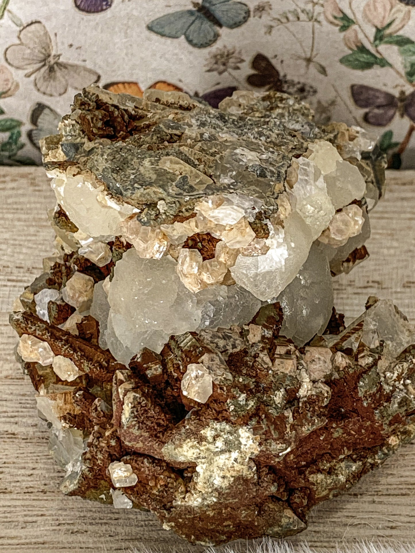 Iron Quartz with Calcite A